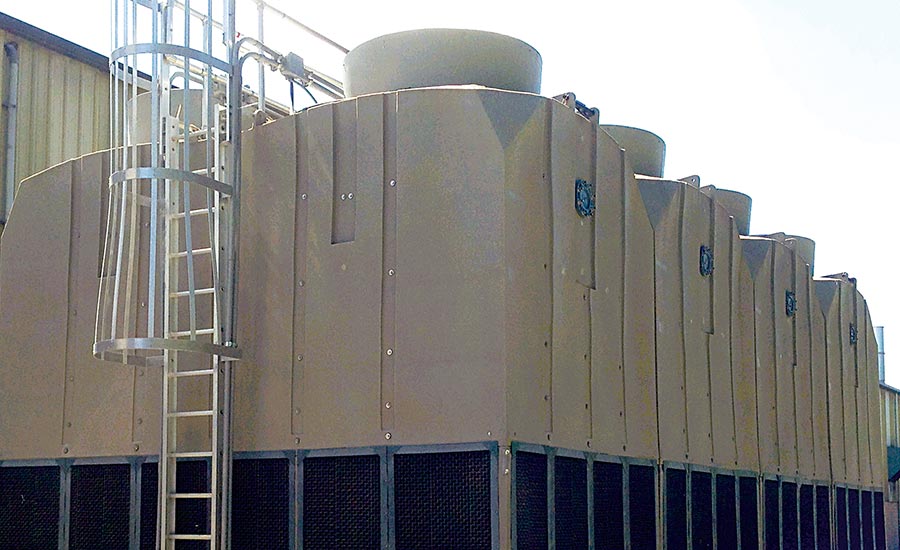 This new HDPE cooling tower at Strand-Tech Martin