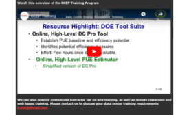 DCEP Training Screenshot