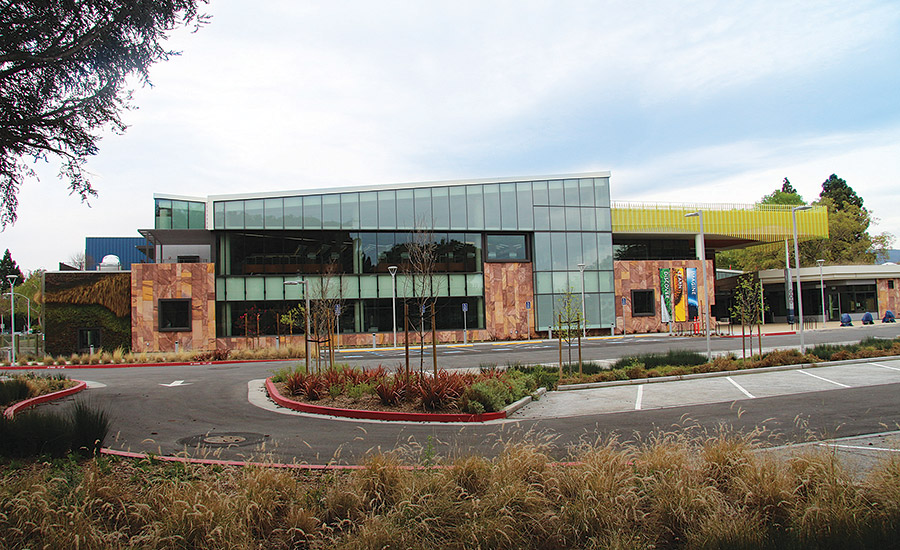 The Mitchell Park Library & Community Center in Palo Alto, CA
