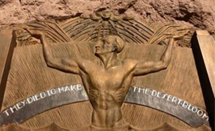 FIGURE 1. Monument at the Hoover Dam site in Nevada