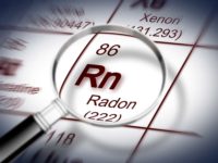 magnifying glass on Radon