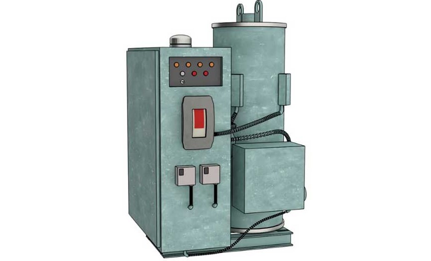 Illustration of an electric boiler