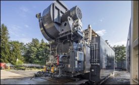 Powerhouse’s 82,000-PPH trailer-mounted watertube boiler