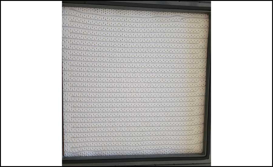 This smoke and pathogen air removal (SPAR) filter is proficient at both capturing and killing bacteria, viruses, and other contaminants with a 99.9% efficiency.