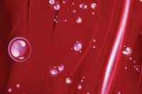 RED BUBBLES, RED BACKGROUND